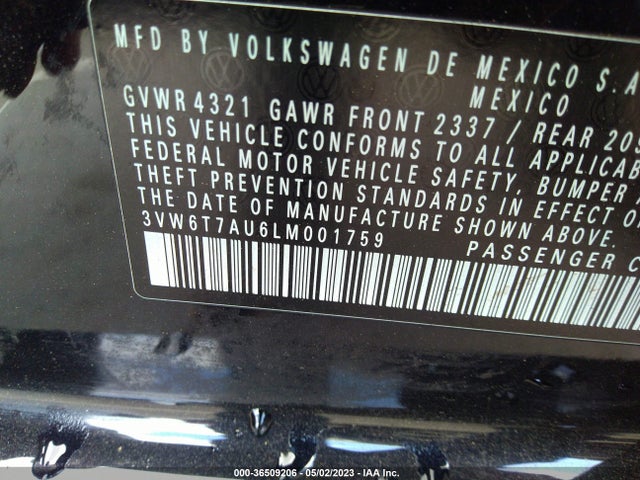 3VW6T7AU6LM001759 Volkswagen Golf Gti S/se/autobahn