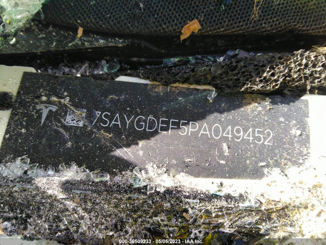 2023 TESLA MODEL Y PERFORMANCE VIN: 7SAYGDEF5PA049452