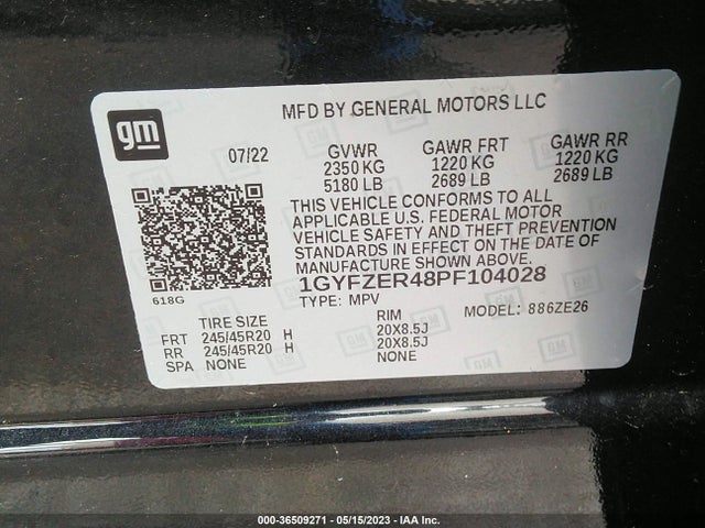 2023 Cadillac XT4, VIN: 1GYFZER48PF104028