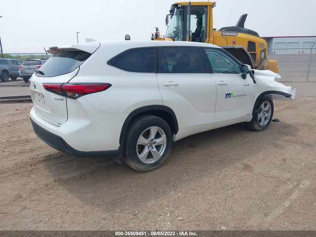 Toyota Highlander Hybrid Le 2020 5TDBBRCH2LS503927 Image 5