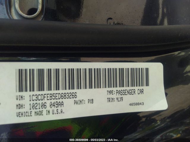 1C3CDFEB5ED683266 Dodge DART GT