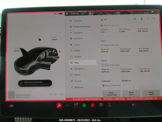 Tesla Model 3 Performance 2021 5YJ3E1EC5MF925873 Image 9