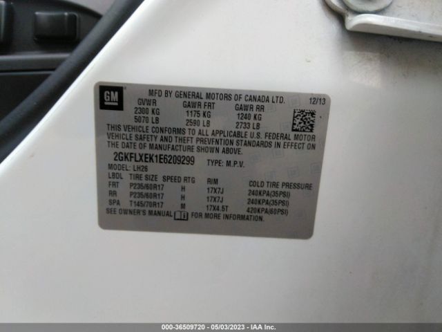 2GKFLXEK1E6209299 GMC Terrain Slt