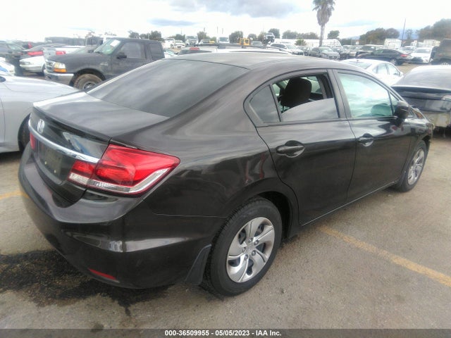 Honda Civic Sedan Lx 2014 2HGFB2F5XEH505065 Image 4