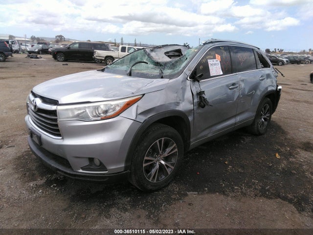 Toyota Highlander Xle 2016 5TDKKRFH1GS160187 Image 2