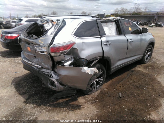 Toyota Highlander Xle 2016 5TDKKRFH1GS160187 Image 4