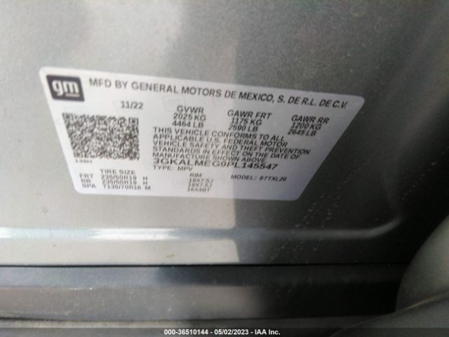 3GKALMEG9PL145547 GMC Terrain Sle