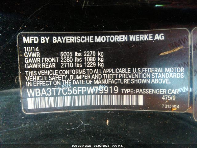 WBA3T7C56FPW79919 BMW 4 Series 435i Xdrive