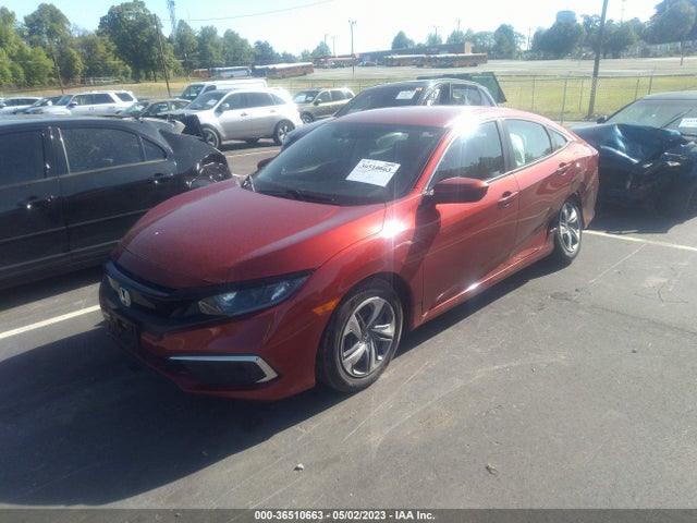Honda Civic Sedan Lx 2019 2HGFC2F62KH552267 Image 2