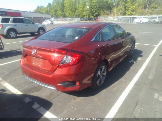 Honda Civic Sedan Lx 2019 2HGFC2F62KH552267 Image 4