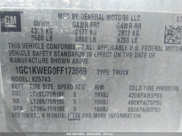 Chevrolet Silverado 2500hd Ltz 2015 1GC1KWEG0FF173689 Image 11