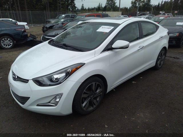 Hyundai Elantra Limited 2014 5NPDH4AE7EH490135 Image 2