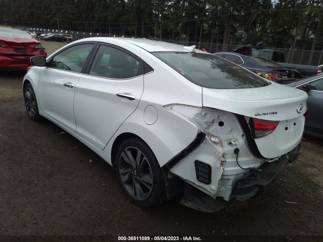 Hyundai Elantra Limited 2014 5NPDH4AE7EH490135 Image 3