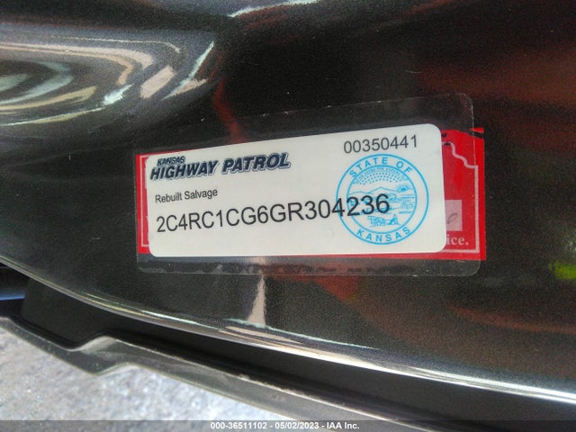 2C4RC1CG6GR304236 Chrysler Town & Country Touring-l