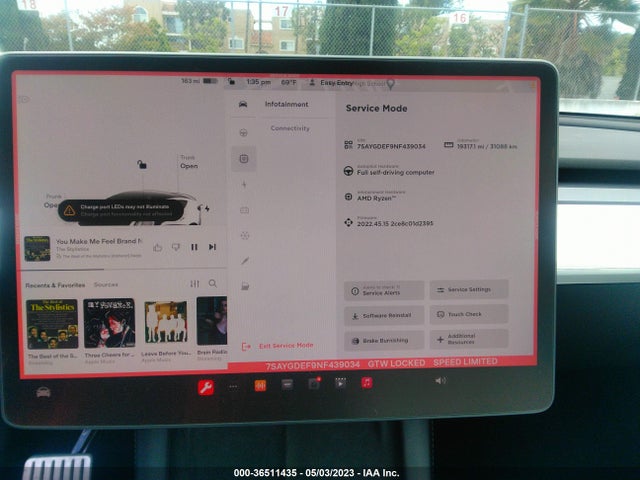 7SAYGDEF9NF439034 Tesla Model Y Performance