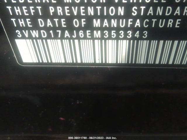 3VWD17AJ6EM353343 Volkswagen Jetta Sedan Se