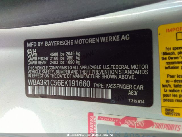WBA3R1C56EK191660 BMW 4 Series 435i