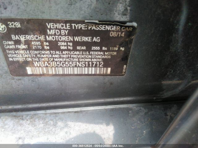 WBA3B5G55FNS11712 BMW 3 Series 328i Xdrive