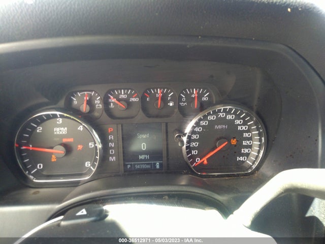 2016 CHEVROLET SILVERADO 1500 WORK TRUCK VIN: 1GCRCNEH9GZ377913