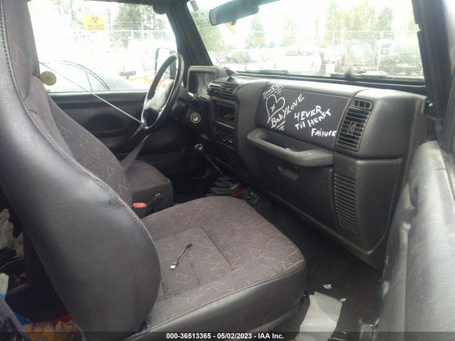 2002 JEEP WRANGLER SPORT VIN: 1J4FA49S42P772220
