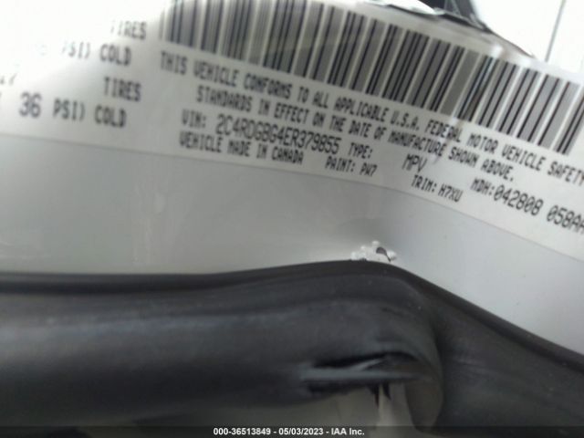 2C4RDGBG4ER379855 Dodge Grand Caravan Se