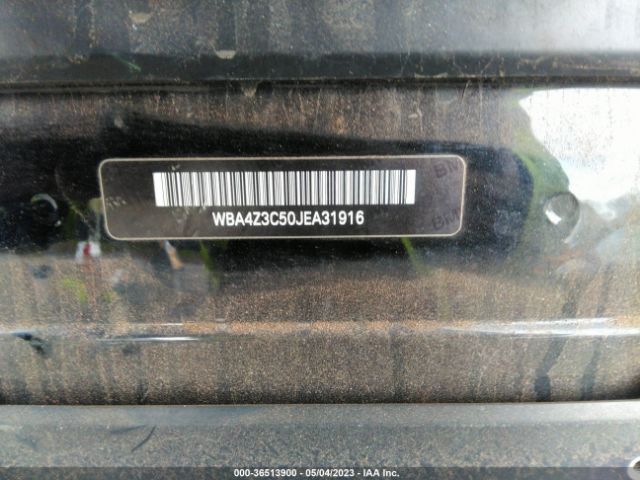 WBA4Z3C50JEA31916 BMW 4 Series 430i Xdrive