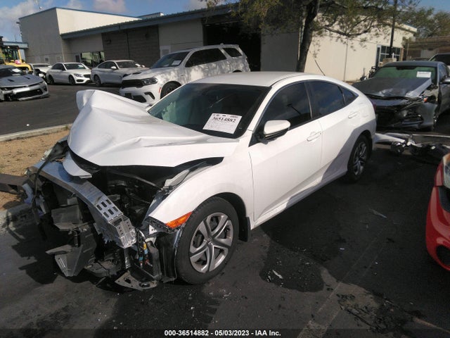 Honda Civic Sedan Lx 2018 2HGFC2F55JH584829 Image 2