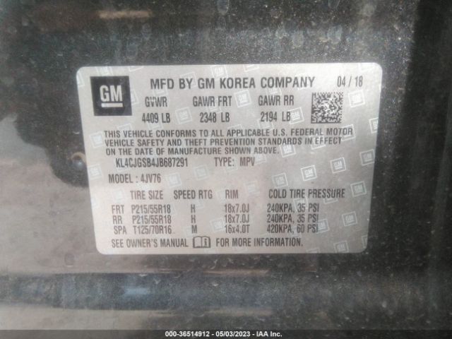 KL4CJGSB4JB687291 Buick Encore Essence