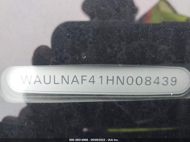 WAULNAF41HN008439 Audi A4 Premium Plus