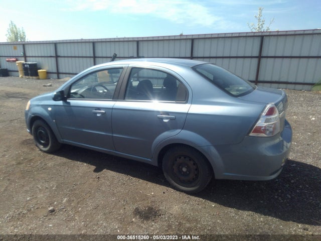 2007 CHEVROLET AVEO LS VIN: KL1TD56687B062830