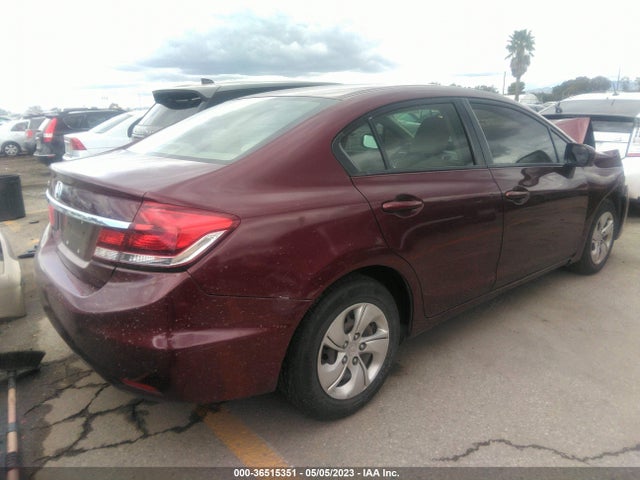 Honda Civic Sedan Lx 2014 19XFB2F5XEE274095 Image 4