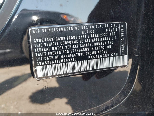 3VW5S7AJ9EM353290 Volkswagen Jetta Sedan Gli Autobahn