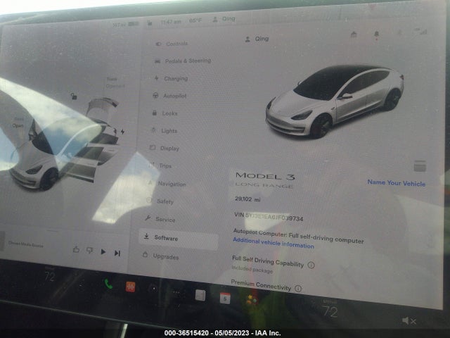 Tesla Model 3 Range Battery 2018 5YJ3E1EA6JF039734 Image 7