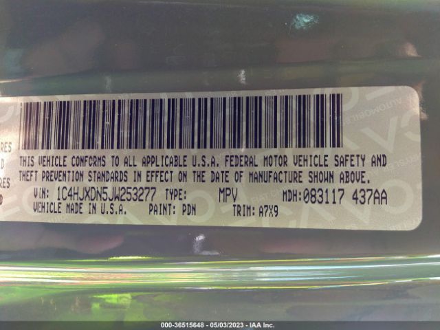 1C4HJXDN5JW253277 Jeep Wrangler Unlimited Sport S