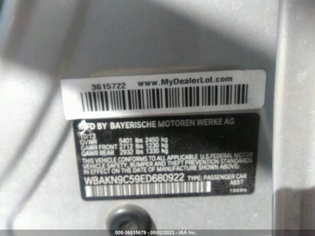 WBAKN9C59ED680922 BMW 5 Series 550i