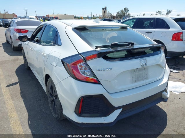 2018 HONDA CIVIC HATCHBACK EX VIN: SHHFK7H53JU404182