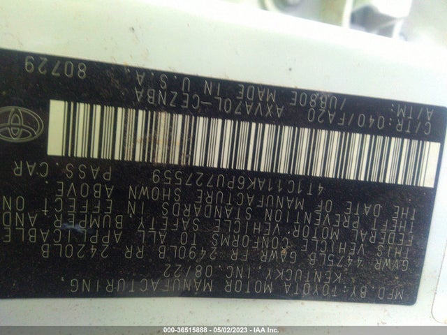 Toyota CAMRY LE 2023 4T1C11AK6PU727559 Image 9