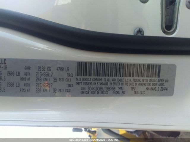 3C4NJDDB9JT366758 Jeep Compass Trailhawk