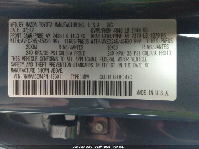 Mazda Cx-50 2.5 S Premium Plus 2023 7MMVABEM4PN112601 Image 10
