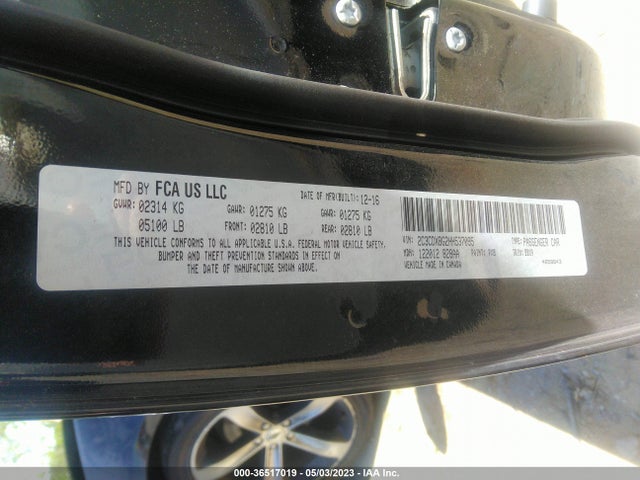 Dodge Charger Se 2017 2C3CDXBG2HH537095 Image 9