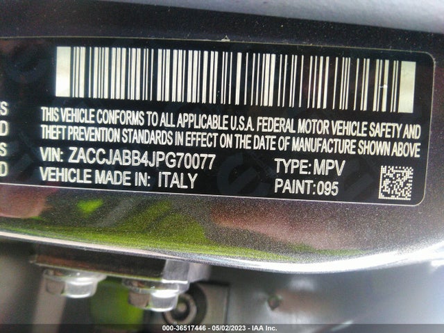ZACCJABB4JPG70077 Jeep Renegade Altitude