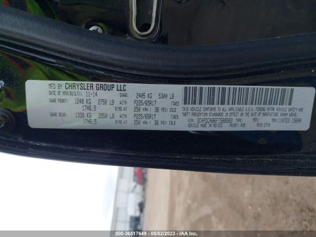 3C4PDCAB6FT588583 Dodge JOURNEY SE