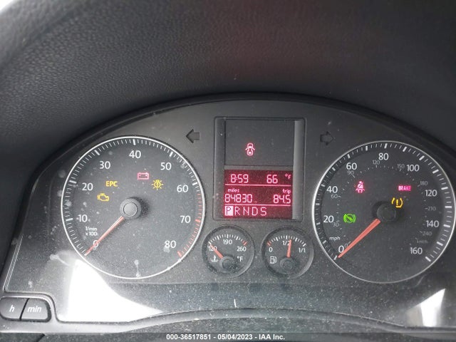2009 VOLKSWAGEN JETTA SEDAN S VIN: 3VWJM71K49M093971