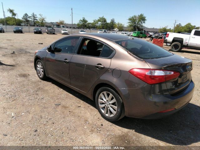 KNAFX4A62E5236883 KIA FORTE LX