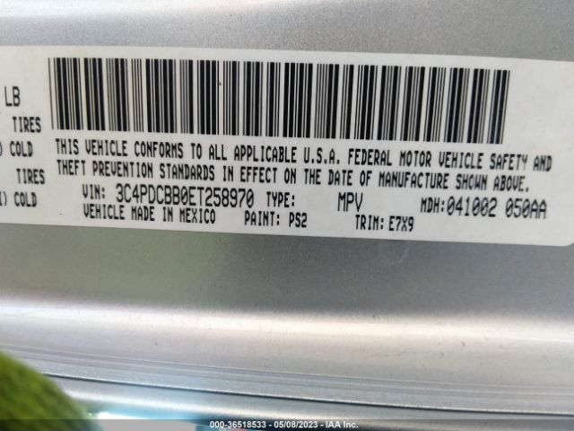 3C4PDCBB0ET258970 Dodge Journey Sxt
