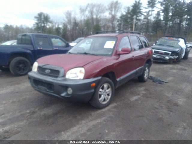 2004 HYUNDAI SANTA FE GLS VIN: KM8SC13D54U629851