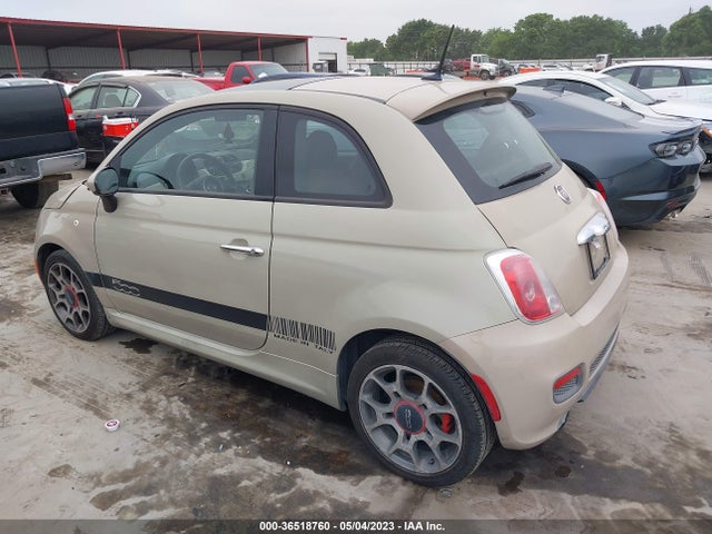 2012 FIAT 500 SPORT VIN: 3C3CFFBR7CT207815