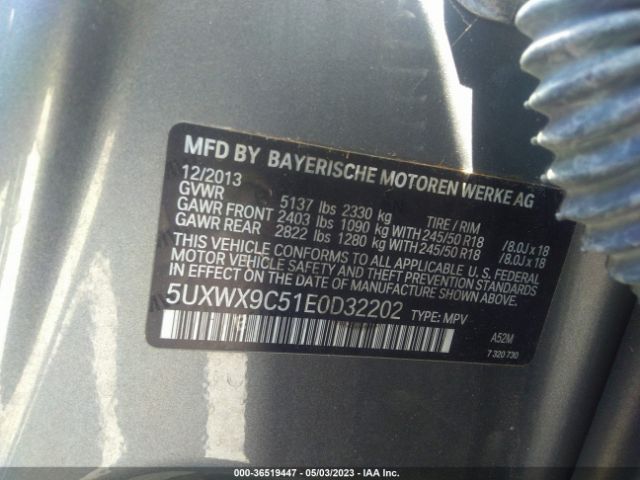 5UXWX9C51E0D32202 BMW X3 Xdrive28i