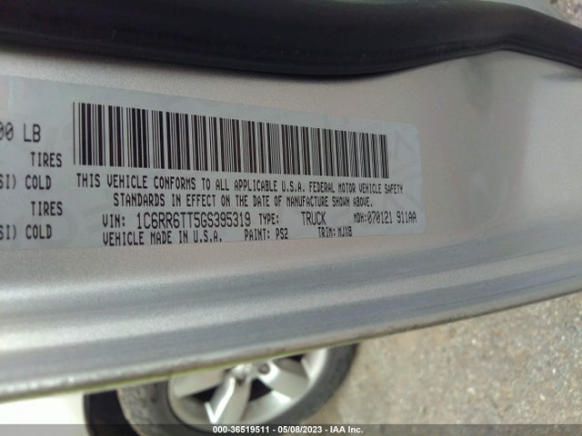 1C6RR6TT5GS395319 RAM 1500 Lone Star