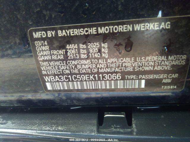 WBA3C1C59EK113066 BMW 3 Series 328i